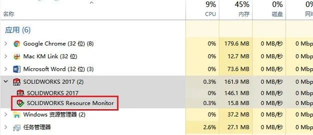 如果大家在使用SolidWorks旧版本时，遇到突然弹出SolidWorks Resource Monitor 窗口并显示“可供使用的系统内存很低。请关闭一些应用程序已腾空资源”怎么办？