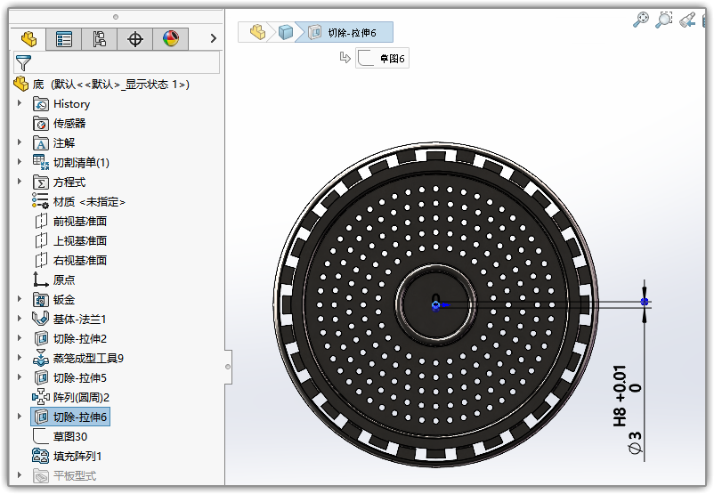 SolidWorks中，模型项目在工程图里做标注方法