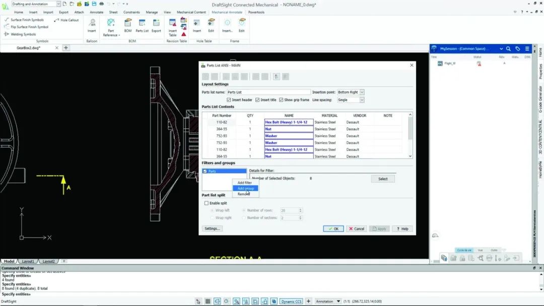 SOLIDWORKS 2024 DraftSight 新功能功能一览